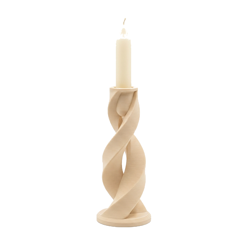 Portavela Espiral 3D
