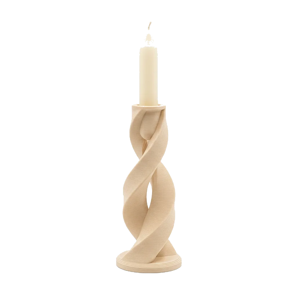 Portavela Espiral 3D